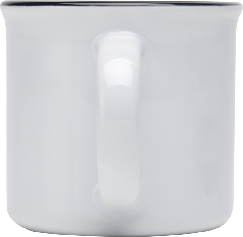 Bari 240 ml ceramic mug with glossy finish - Image 3