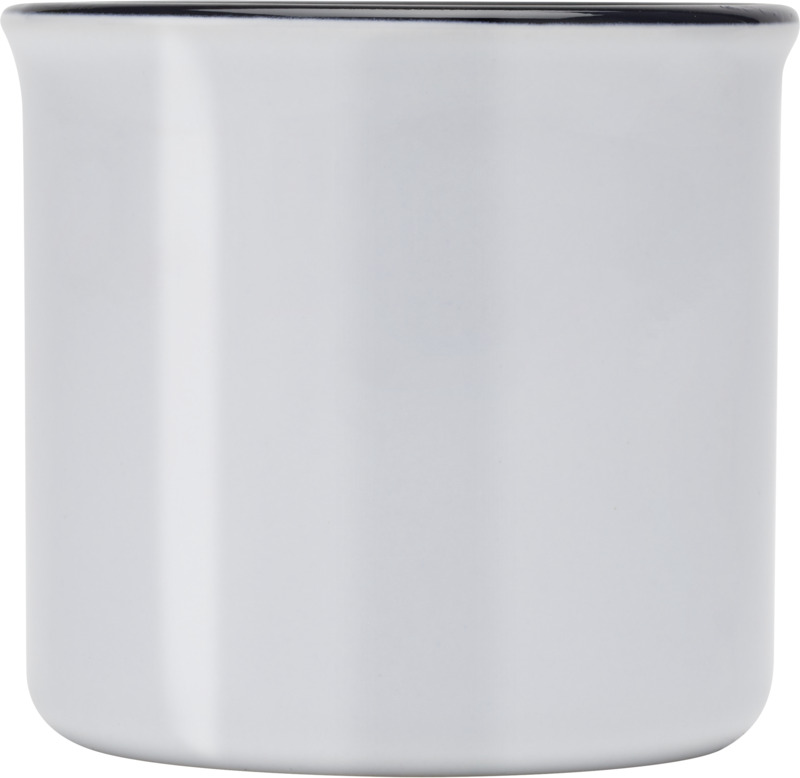 Bari 240 ml ceramic mug with glossy finish - Image 2