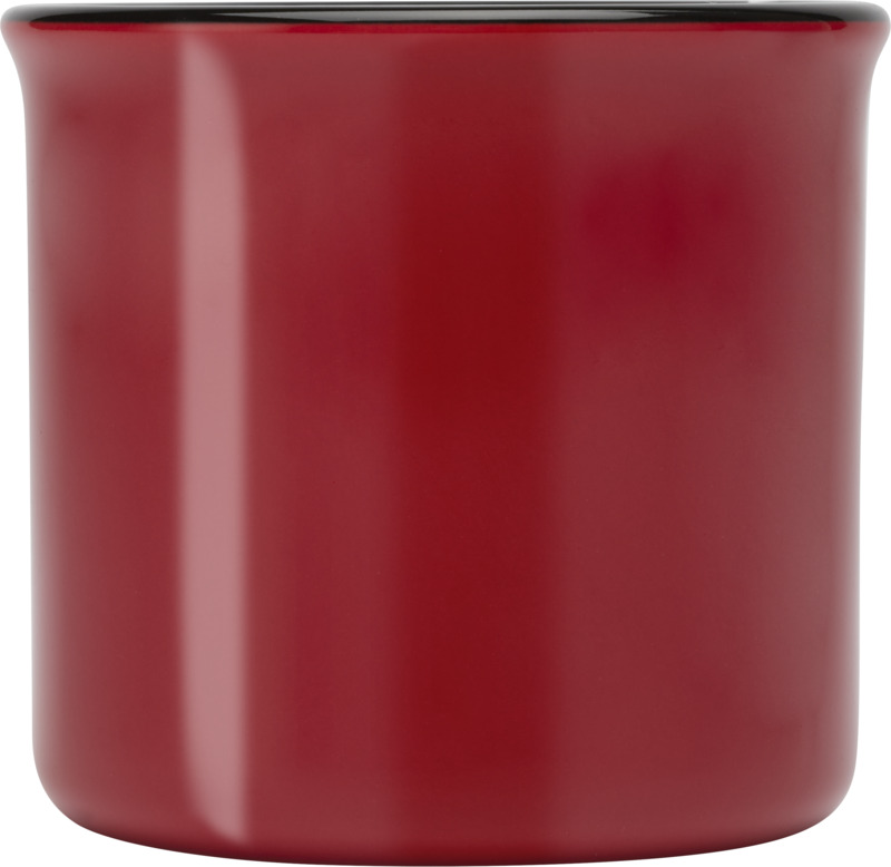 Bari 240 ml ceramic mug with glossy finish - Image 7