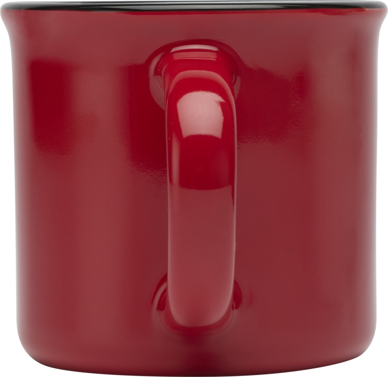 Bari 240 ml ceramic mug with glossy finish - Image 8