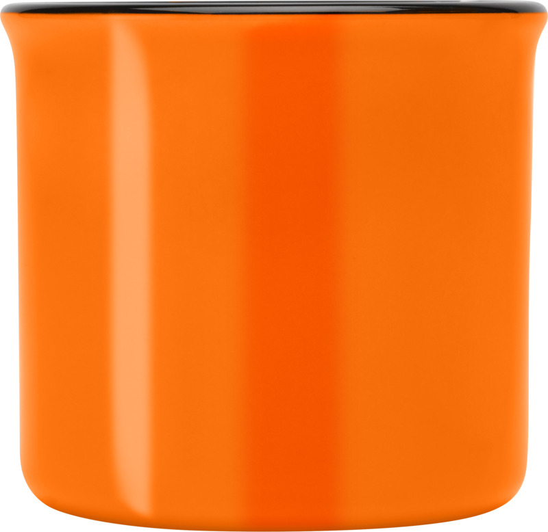 Bari 240 ml ceramic mug with glossy finish - Image 12