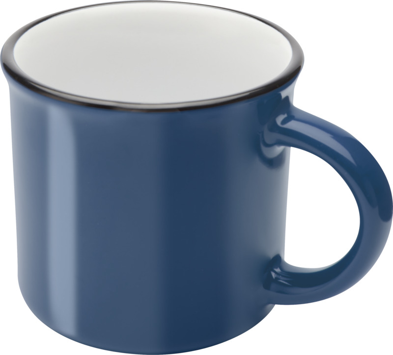 Bari 240 ml ceramic mug with glossy finish - Image 16