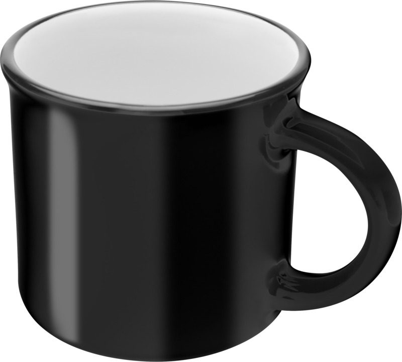 Bari 240 ml ceramic mug with glossy finish - Image 26
