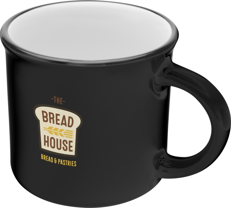 Bari 240 ml ceramic mug with glossy finish - Image 30