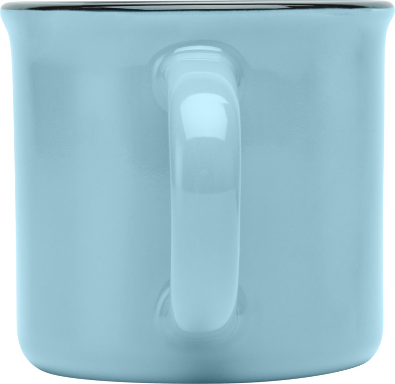 Bari 240 ml ceramic mug with glossy finish - Image 33