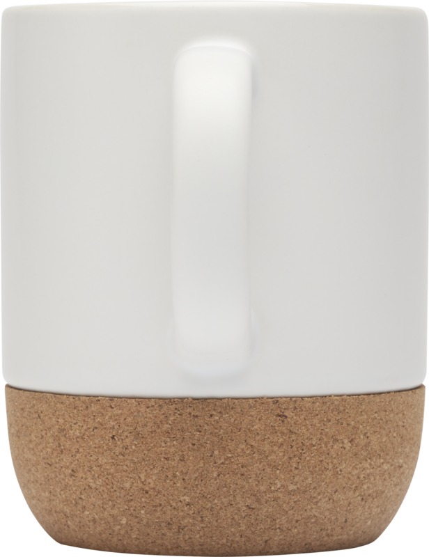 Billie 300 ml ceramic mug with cork details and matt finish - Image 3