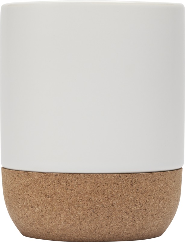 Billie 300 ml ceramic mug with cork details and matt finish - Image 2
