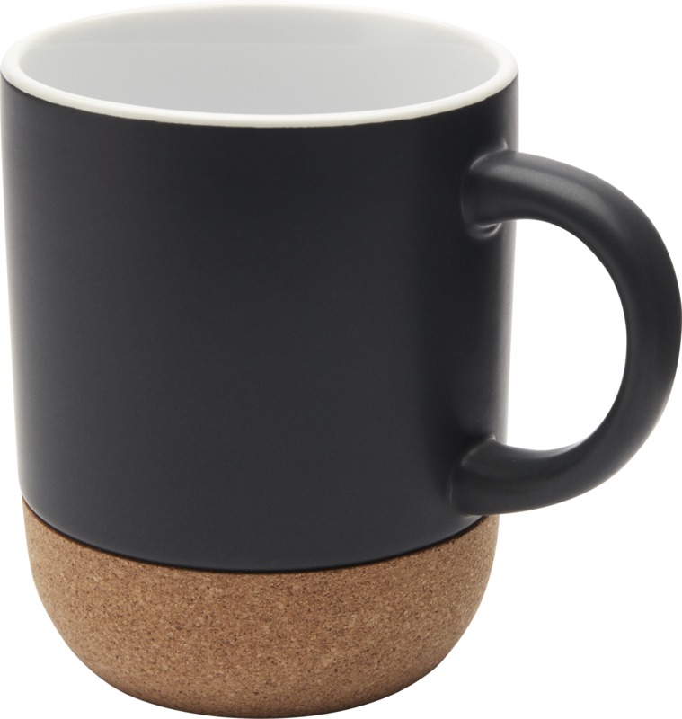 Billie 300 ml ceramic mug with cork details and matt finish - Image 16
