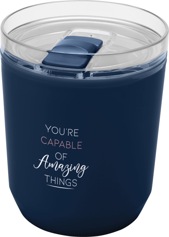 Hudson 180 ml recycled plastic double-wall tumbler - Image 28