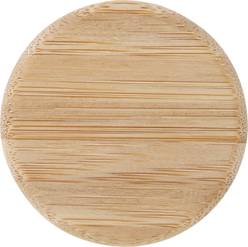 Porto 500 ml glass water bottle with silicone handle and bamboo lid - Image 19