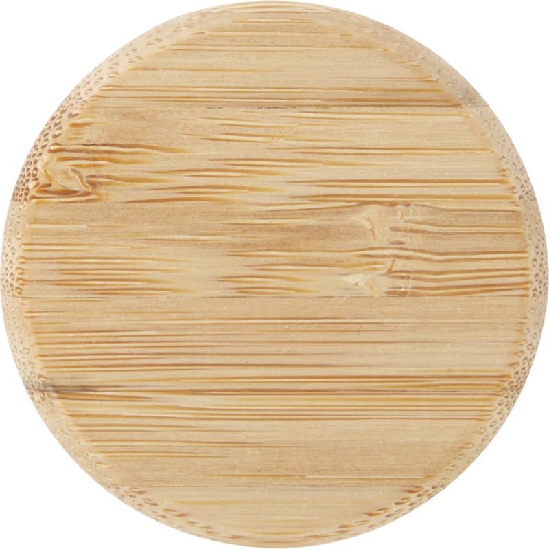 Porto 500 ml glass water bottle with silicone handle and bamboo lid - Image 24