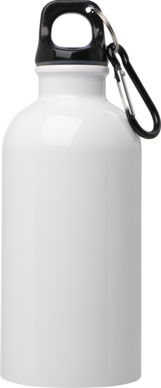 Oregon 400 ml RCS certified single wall stainless steel water bottle with carabiner - Image 2