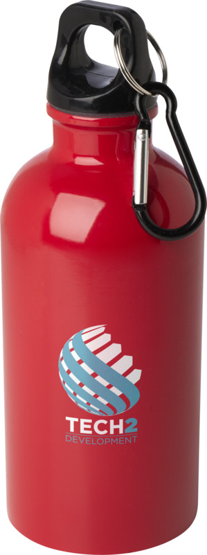 Oregon 400 ml RCS certified single wall stainless steel water bottle with carabiner - Image 15