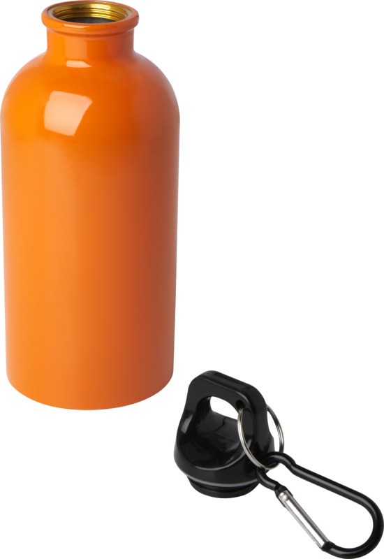 Oregon 400 ml RCS certified single wall stainless steel water bottle with carabiner - Image 18