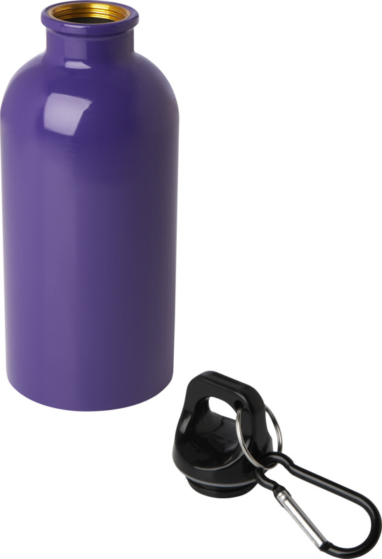 Oregon 400 ml RCS certified single wall stainless steel water bottle with carabiner - Image 23