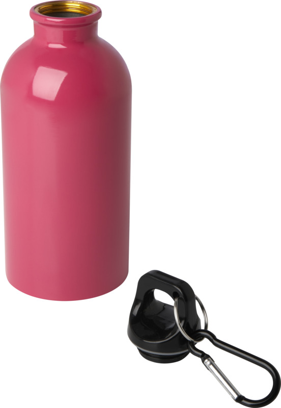 Oregon 400 ml RCS certified single wall stainless steel water bottle with carabiner - Image 28