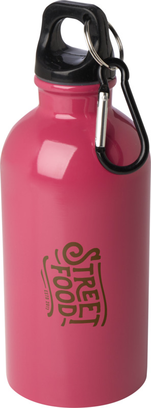 Oregon 400 ml RCS certified single wall stainless steel water bottle with carabiner - Image 30