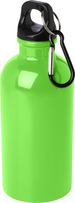 Oregon 400 ml RCS certified single wall stainless steel water bottle with carabiner - Image 46