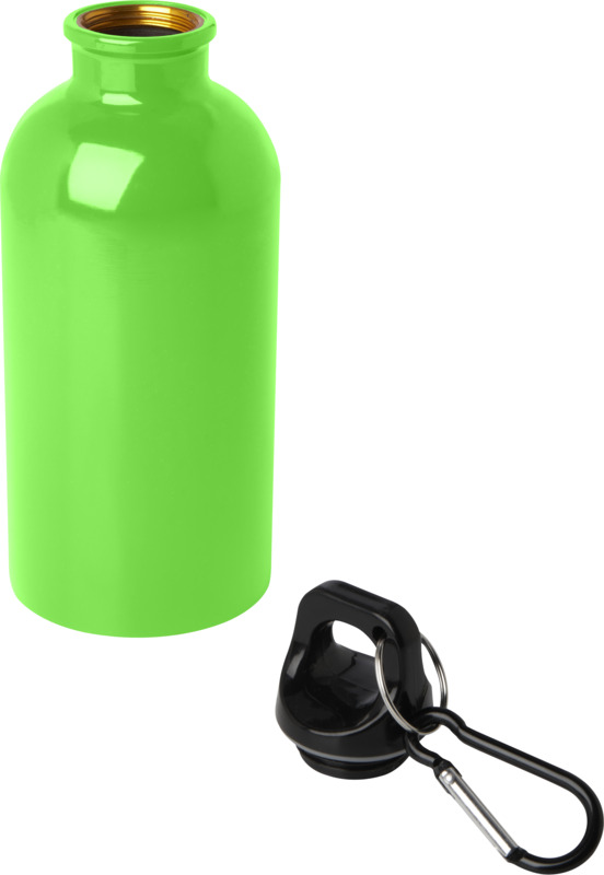 Oregon 400 ml RCS certified single wall stainless steel water bottle with carabiner - Image 48