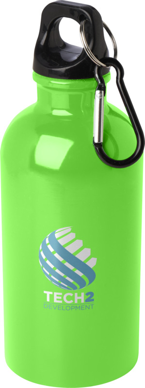 Oregon 400 ml RCS certified single wall stainless steel water bottle with carabiner - Image 50