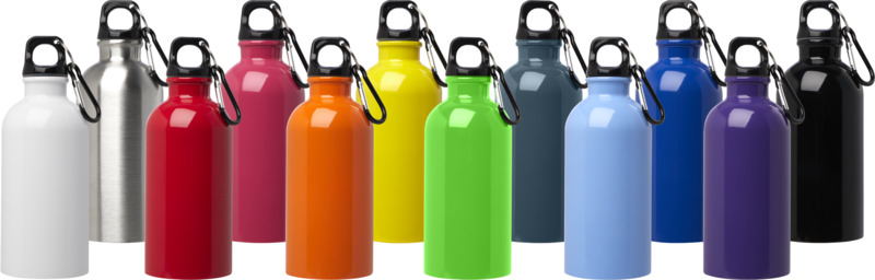 Oregon 400 ml RCS certified single wall stainless steel water bottle with carabiner - Image 59