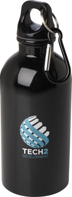 Oregon 400 ml RCS certified single wall stainless steel water bottle with carabiner - Image 60