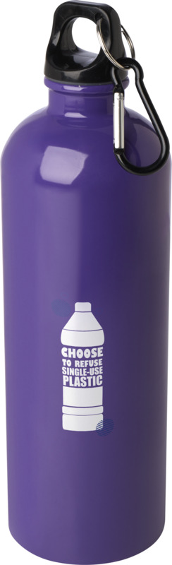 Oregon 750 ml RCS certified single wall stainless steel water bottle with carabiner - Image 25