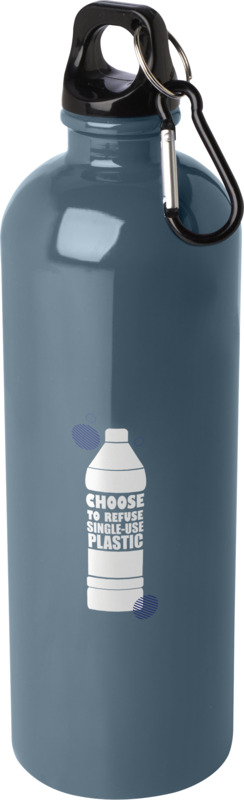 Oregon 750 ml RCS certified single wall stainless steel water bottle with carabiner - Image 45