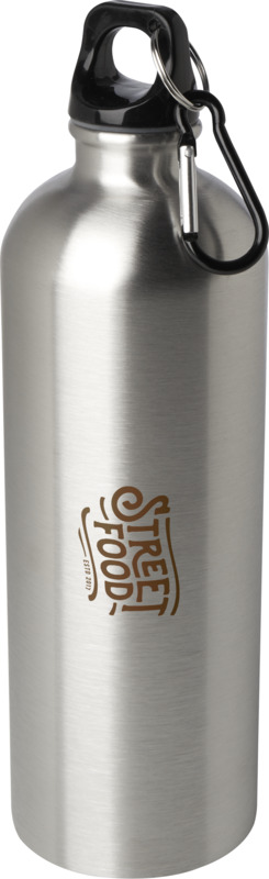Oregon 750 ml RCS certified single wall stainless steel water bottle with carabiner - Image 55