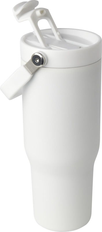 Bronx 900 ml RCS recycled stainless steel copper vacuum insulated tumbler with dual function lid - Image 5