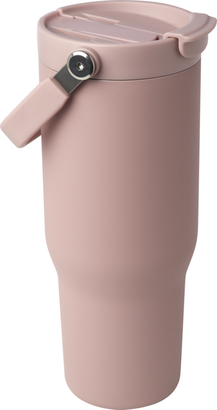 Bronx 900 ml RCS recycled stainless steel copper vacuum insulated tumbler with dual function lid - Image 10