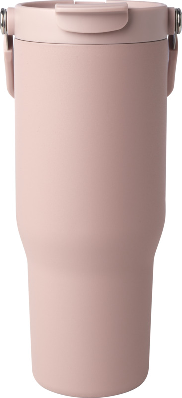 Bronx 900 ml RCS recycled stainless steel copper vacuum insulated tumbler with dual function lid - Image 12