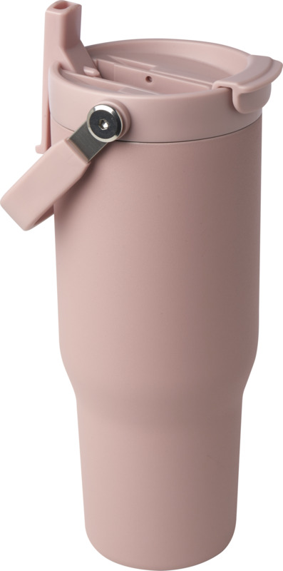 Bronx 900 ml RCS recycled stainless steel copper vacuum insulated tumbler with dual function lid - Image 13