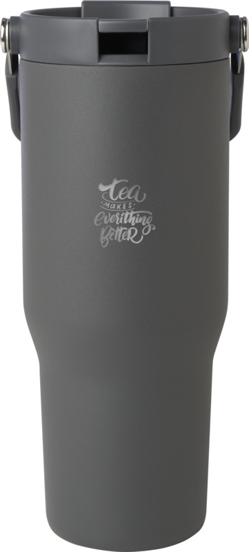 Bronx 900 ml RCS recycled stainless steel copper vacuum insulated tumbler with dual function lid - Image 33