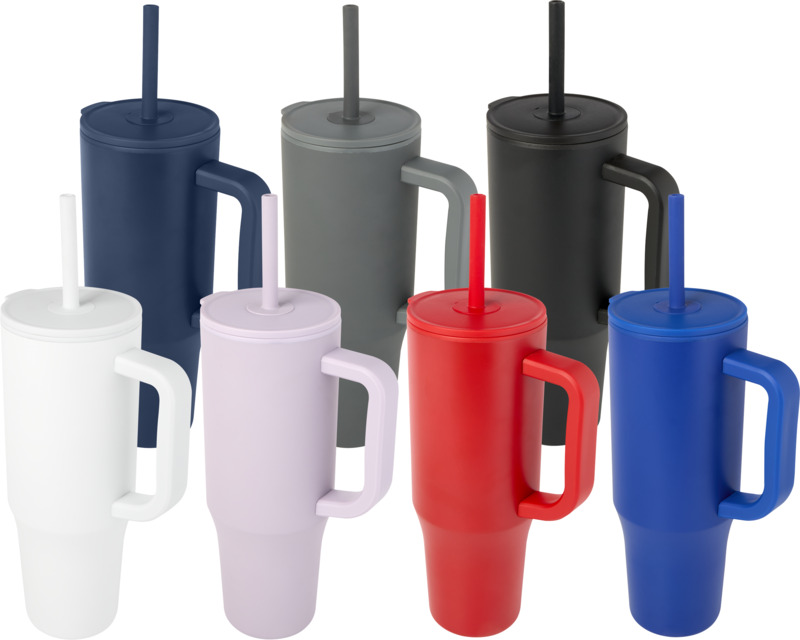 Brady 900 ml RCS certified insulated tumbler with silicone straw - Image 5