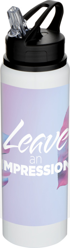 Fitz 800 ml RCS recycled single wall stainless steel water bottle - Image 6