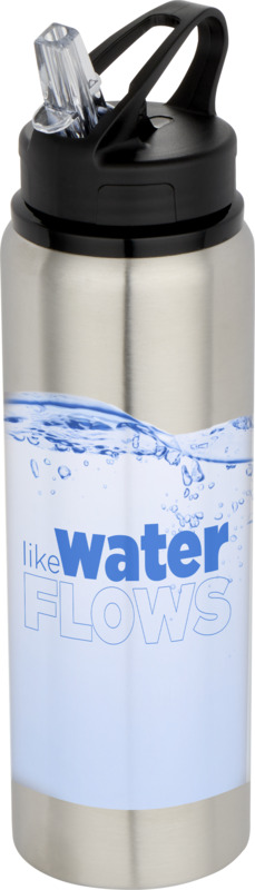 Fitz 800 ml RCS recycled single wall stainless steel water bottle - Image 18