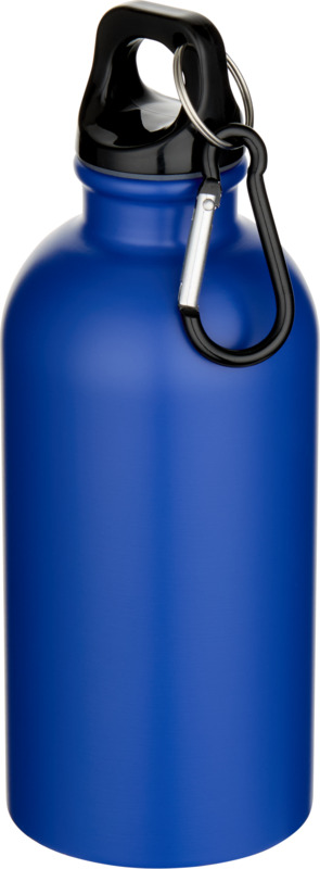 Oregon 400 ml matte RCS recycled single wall stainless steel water bottle with carabiner - Image 5