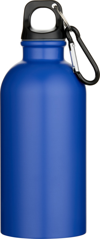 Oregon 400 ml matte RCS recycled single wall stainless steel water bottle with carabiner - Image 6