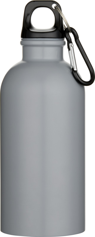 Oregon 400 ml matte RCS recycled single wall stainless steel water bottle with carabiner - Image 10