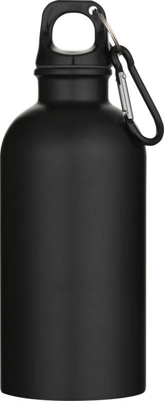 Oregon 400 ml matte RCS recycled single wall stainless steel water bottle with carabiner - Image 14