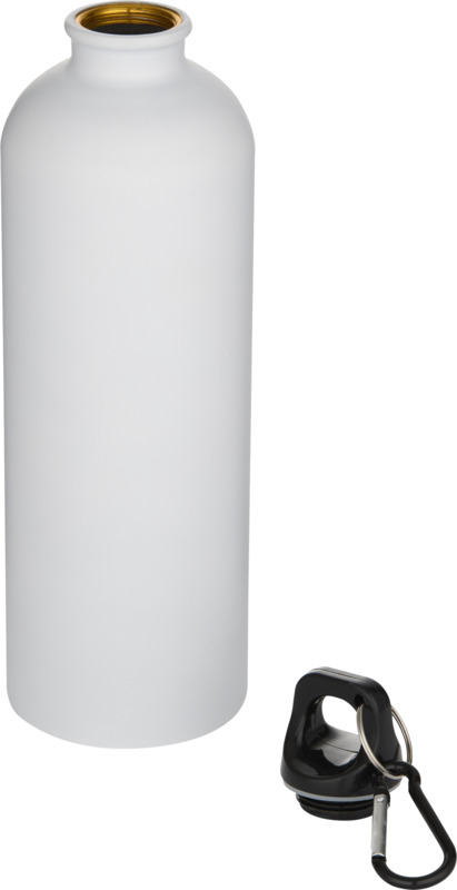 Oregon 750 ml matte RCS recycled single wall stainless steel water bottle with carabiner - Image 3