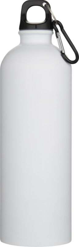 Oregon 750 ml matte RCS recycled single wall stainless steel water bottle with carabiner - Image 2