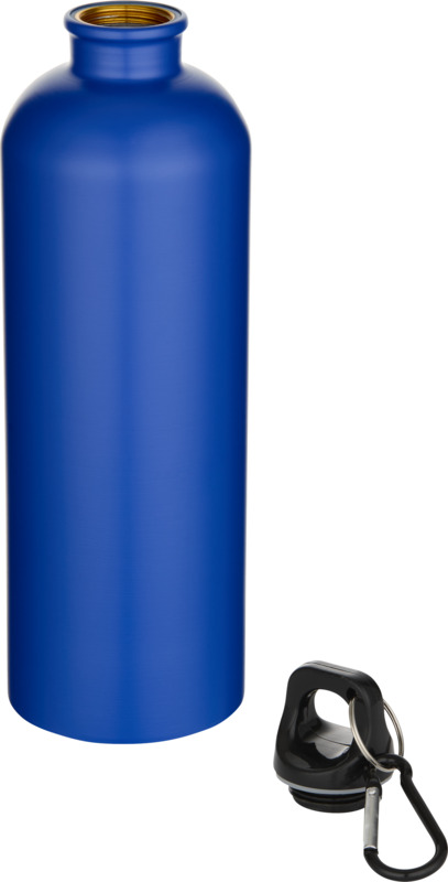 Oregon 750 ml matte RCS recycled single wall stainless steel water bottle with carabiner - Image 7