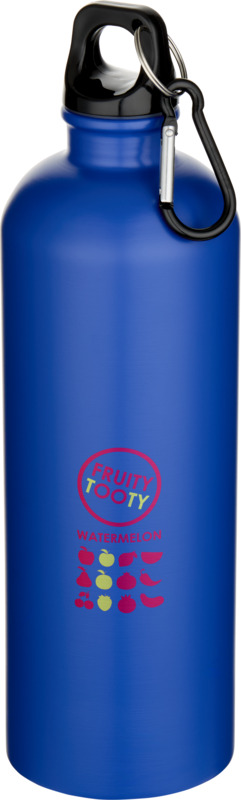Oregon 750 ml matte RCS recycled single wall stainless steel water bottle with carabiner - Image 8