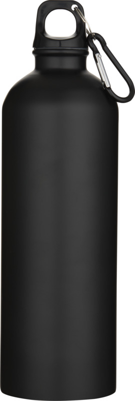Oregon 750 ml matte RCS recycled single wall stainless steel water bottle with carabiner - Image 14