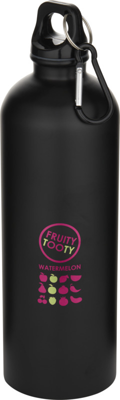 Oregon 750 ml matte RCS recycled single wall stainless steel water bottle with carabiner - Image 16