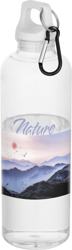 Oregon 750 ml RCS recycled plastic water bottle with carabiner - Image 5