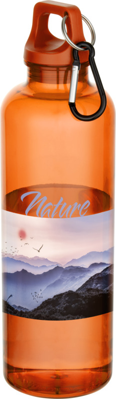 Oregon 750 ml RCS recycled plastic water bottle with carabiner - Image 14