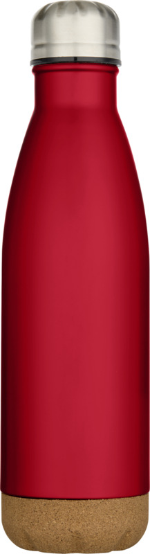 Cove 500 ml double wall vacuum insulated stainless steel water bottle with cork details - Image 6